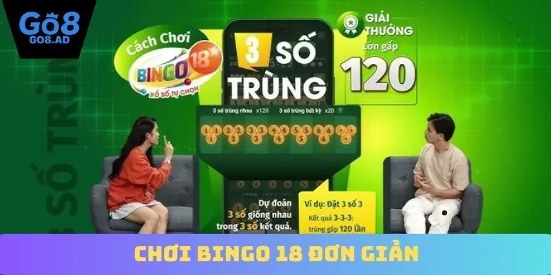Chơi Bingo 18 đơn giản