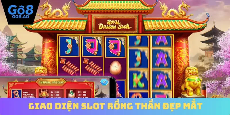 Giao diện slot rồng thần đẹp mắt