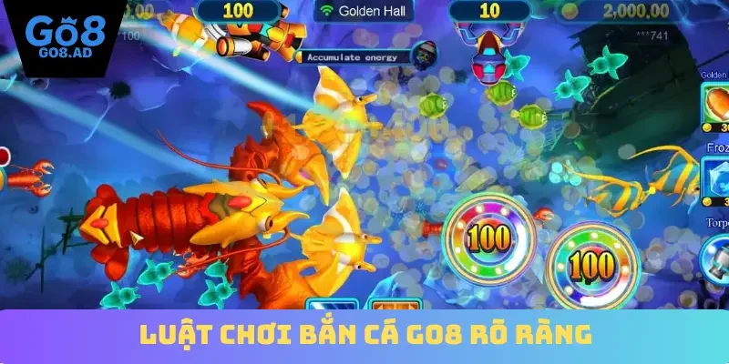 Luật chơi bắn cá Go8 rõ ràng