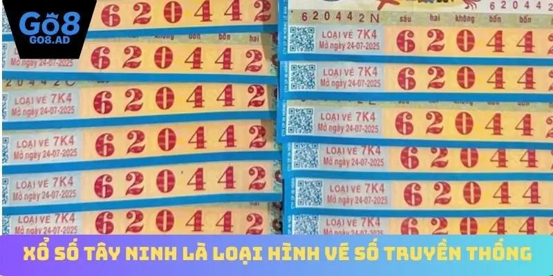 Xổ số Tây Ninh là loại hình vé số truyền thống