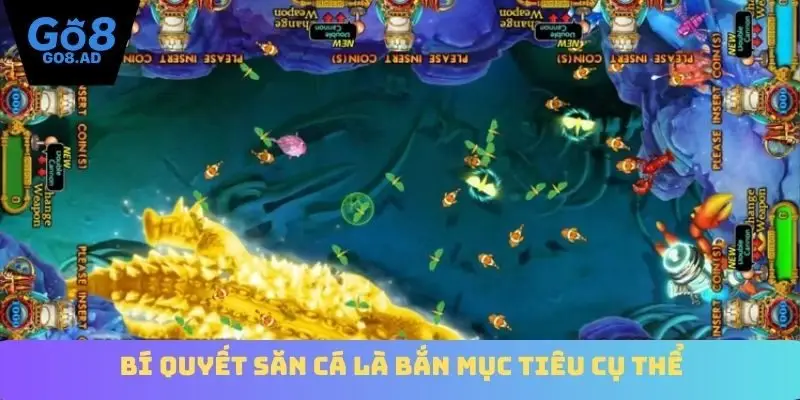 Bí quyết săn cá là bắn mục tiêu cụ thể