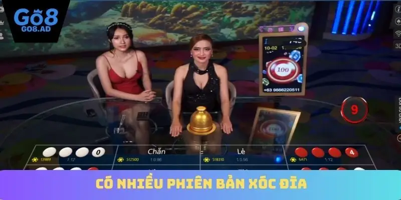 Có nhiều phiên bản xóc đĩa