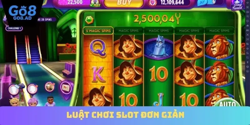 Luật chơi slot đơn giản