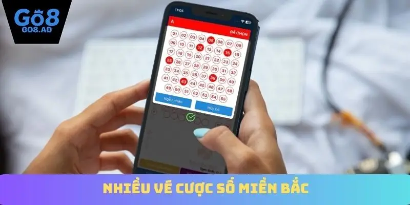 Nhiều vé cược số Miền Bắc